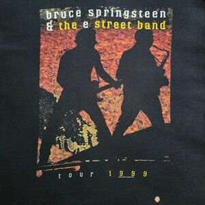 Vintage Bruce Springsteen & The E Street Band Tour 1999 T Shirt Size XL USA